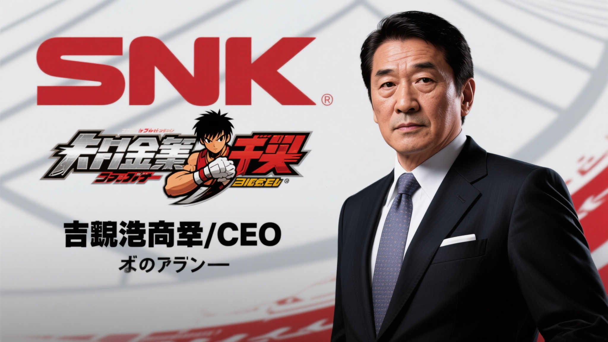 SNK宣布CEO松原健二卸任，转任公司顾问